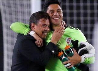 Histórica victoria de River con un arquero improvisado