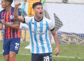 Doblete del entrerriano Chancalay para darle la clasificación a Racing