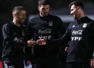 El seleccionado argentino realizó otro entrenamiento