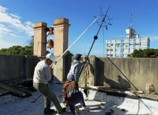 Restauran el mirador del Colegio del Uruguay