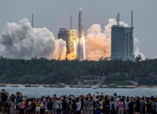 Alerta por un cohete chino