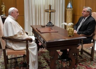 Alberto Fernández se reunió con el papa Francisco