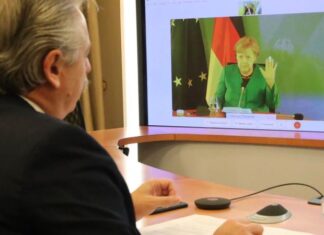 Angela Merkel se comprometió a apoyar a la Argentina ante el Fondo Monetario