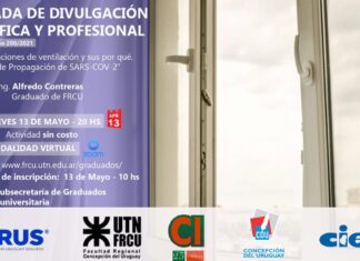 Covid: UTN realizará una jornada virtual sobre recomendaciones de ventilación