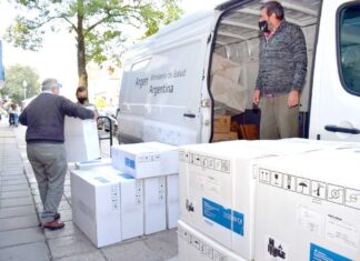 Enviaron respiradores para el Hospital Urquiza