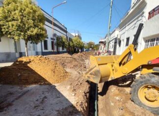 Comenzó el recambio de las antiguas cañerías