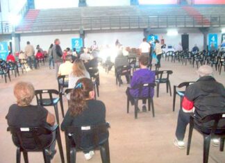 Inocularon a las personas con factores de riesgo