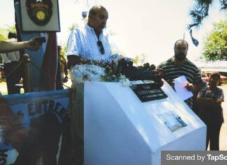 Repondrán el monolito que evoca a Alberto Argüello