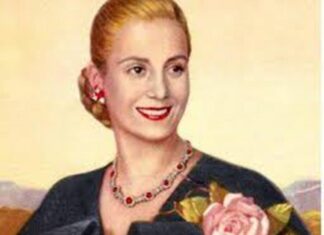 Se evoca la memoria de Eva Perón