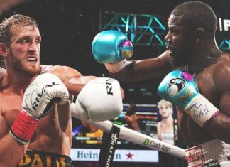 El youtuber Logan Paul soportó los ocho rounds ante Mayweather
