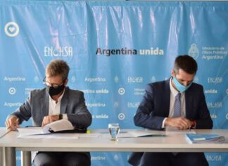Convenios para construir obras de saneamiento