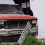 Pagina 7 18 de junio 2021 Chocó dos autos y embistió una pared de supermercado
