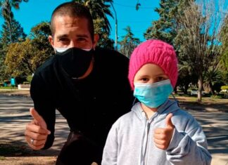 Jonatan Maidana se solidarizó con la niña de San José que necesita viajar al exterior por un tratamiento médico