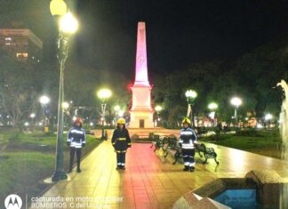 La ciudad brindó su gratitud a los Bomberos Voluntarios