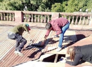 Iniciaron los arreglos en la Casa de Urquiza