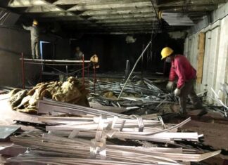 Comenzó la puesta en valor del auditorio Arturo Illia