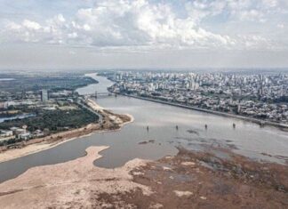 Preocupación por el río Paraná