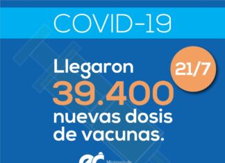 Entre Ríos superó el millón de dosis recibidas