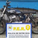 Pagina 7 22 de julio 2021Incautaron una moto con numeración adulterada