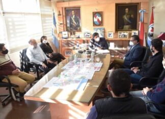 Oliva recibió a Geneyro, presidente del INTI