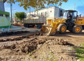 En San Vicente encaran la pavimentación de 13 cuadras