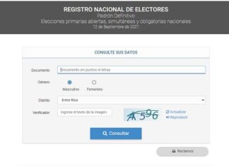 Ya puede consultarse el padrón para las elecciones 2021