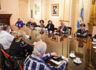 El Presidente se reunió con la cúpula de la CGT