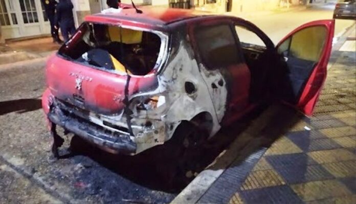 Tapa incendio del auto