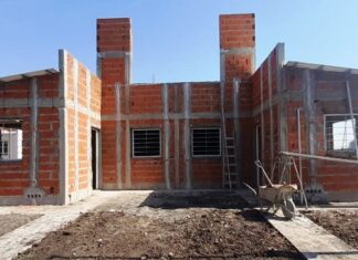 Destacan el avance de construcción de viviendas