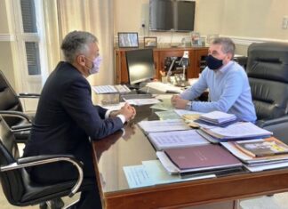 Reunión entre Lara y Ballay por el presupuesto 2022