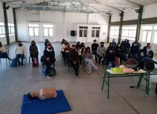 Prosiguen los talleres de RCP en los colegios