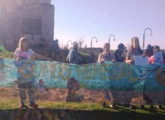 Hubo una manifestación a favor de los humedales