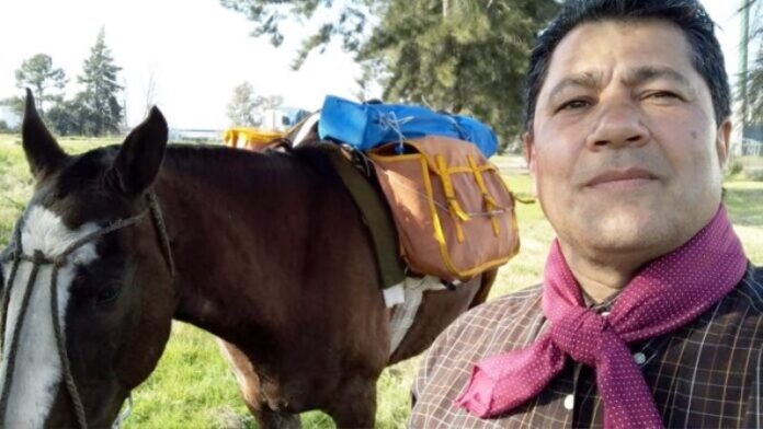 p4 - Veterano de Malvinas viaja a Yapeyú a caballo