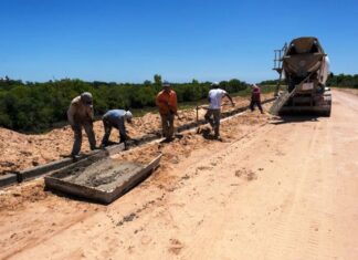 Se construirán cordones cunetas en dos barrios