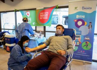 Personal del Becario donó sangre