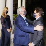 p9 – Alberto Fernández recibió a Lacalle Pou en Olivos