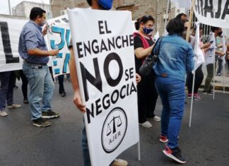 Los Judiciales iniciaron el paro