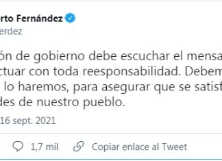 «La gestión de gobierno seguirá como yo estime conveniente»