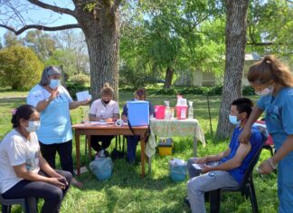 COVID: Continúa la vacunación en los barrios
