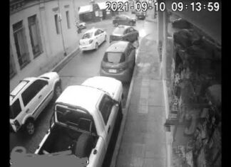 Automovilista chocó a un hombre