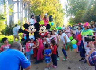 Llevaron juguetes, color y alegría a los más pequeños