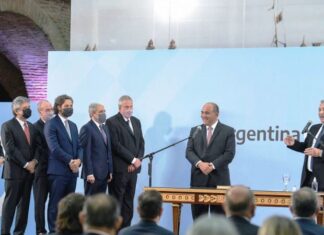 Alberto Fernández le tomó juramento al nuevo Gabinete