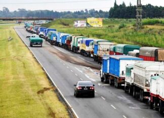 Reclamo por parte de los transportistas
