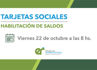 Hoy se acreditan las tarjetas sociales