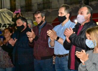 Cresto participó del día de la lealtad peronista en Concepción del Uruguay