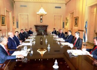 Alberto Fernández tuvo un encuentro con empresarios
