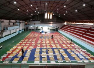 Incautan 5 toneladas de marihuana