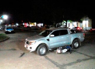 Motociclista sufrió graves lesiones en incidente vial