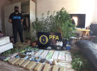Policía Federal descubrió un acopio de drogas valuado en $ 1.200.000