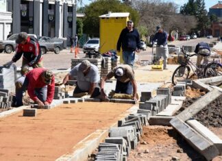 La renovación de las plazoletas del Yrigoyen